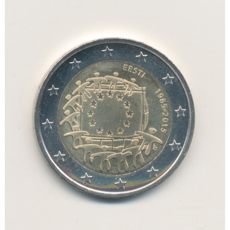2€ Estonie 2015 - 30ème anniversaire du drapeau européen