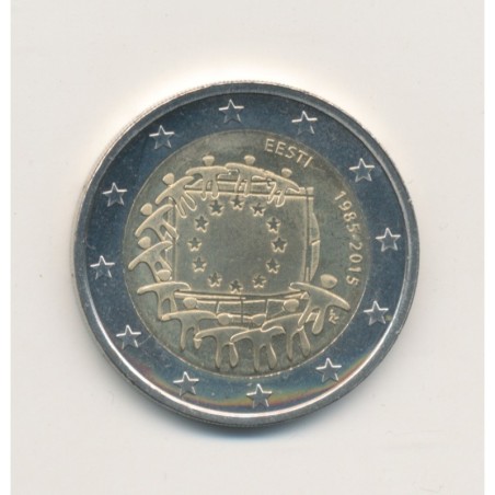 2€ Estonie 2015 - 30ème anniversaire du drapeau européen