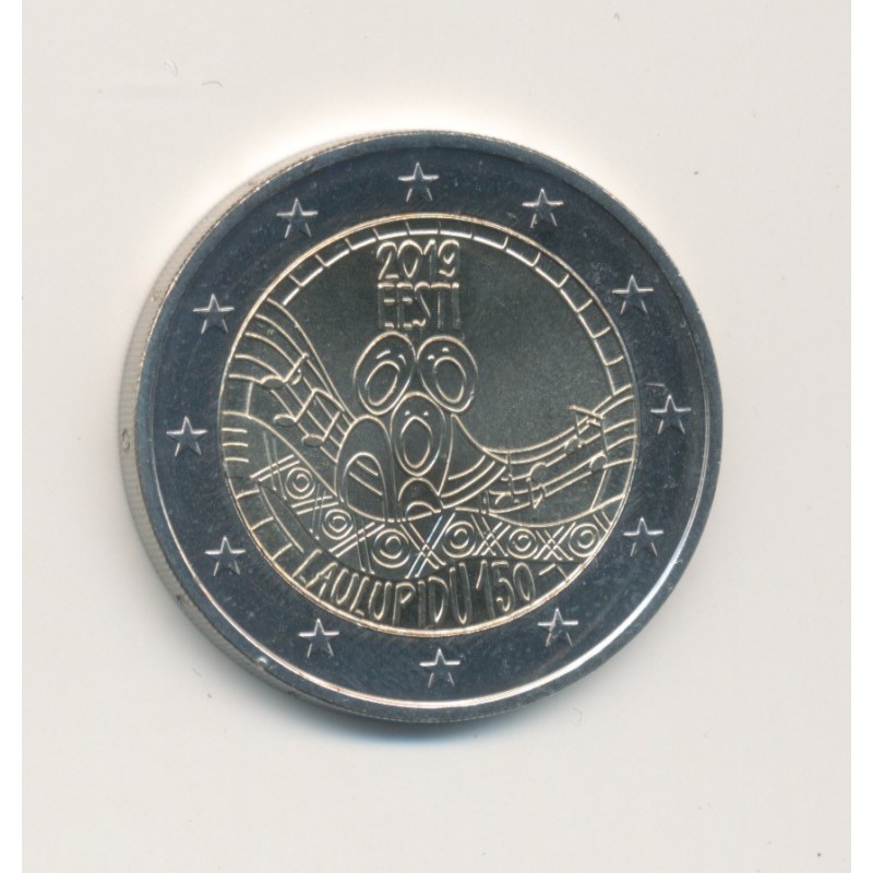 2€ Estonie 2019 - 150e anniversaire du festival de la chanson 