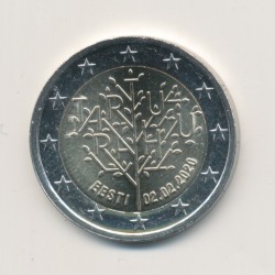 2€ Estonie 2020 - 100 ans traité de paix Tartu