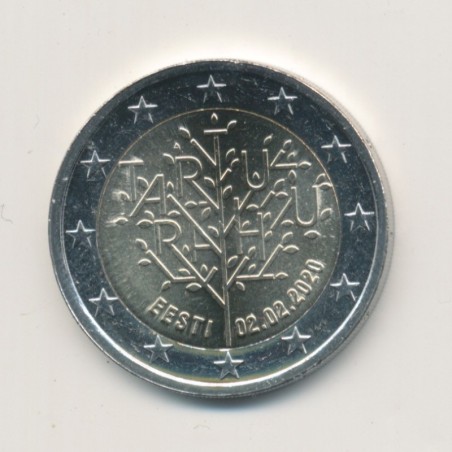 2€ Estonie 2020 - 100 ans traité de paix Tartu
