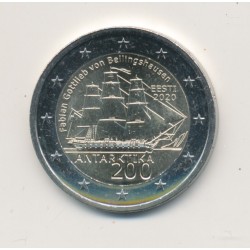 2€ Estonie 2020 - découverte antarticque