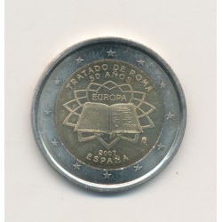 2€ Espagne 2007 - Traité de Rome