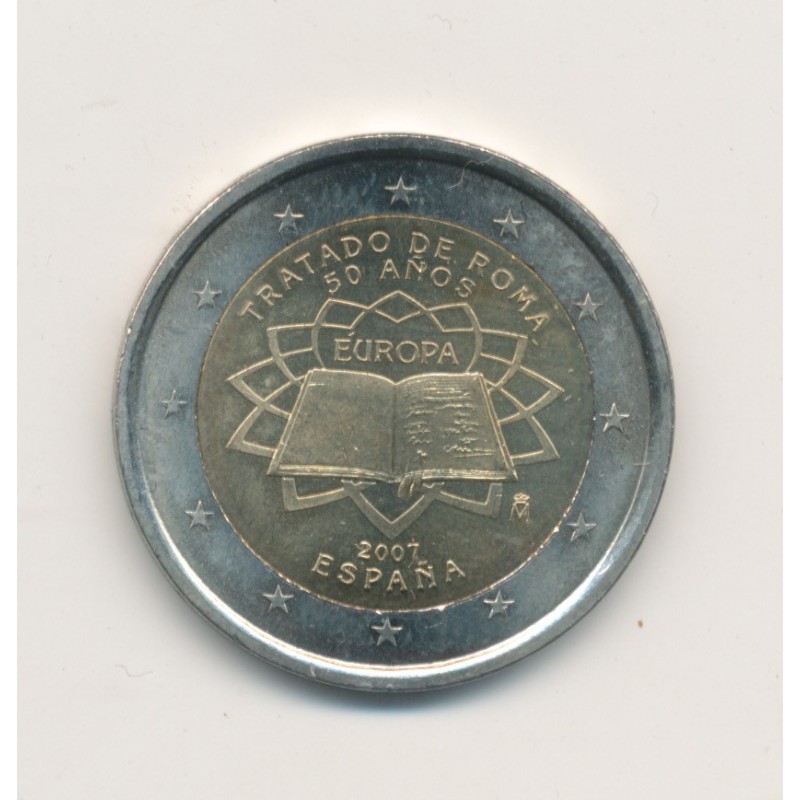 2€ Espagne 2007 - Traité de Rome
