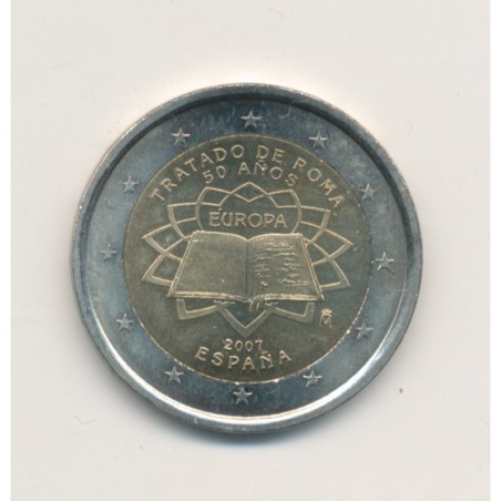 2€ Espagne 2007 - Traité de Rome