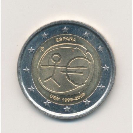 2€ Espagne 2009 - 10e anniversaire UEM