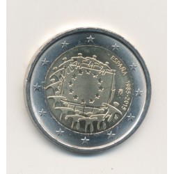 2€ Espagne 2015 - 30ème anniversaire du drapeau européen