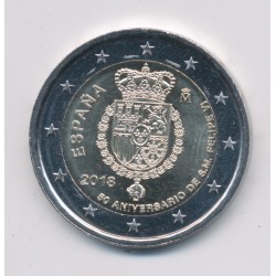 2€ Espagne 2018 - 50 ans Felipe VI