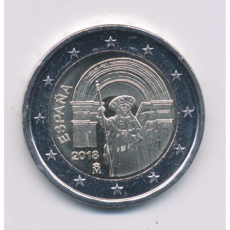 2€ Espagne 2018 - St Jacques de Compostelle