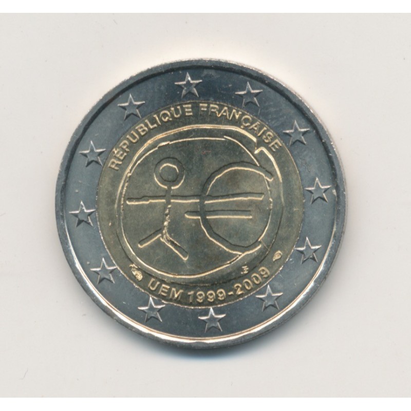 2€ France 2009 - 10e anniversaire UEM