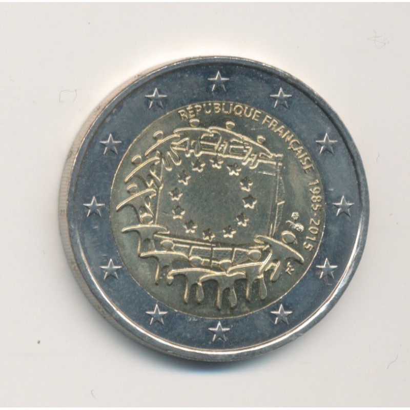 2€ France 2015 - 30ème anniversaire du drapeau européen