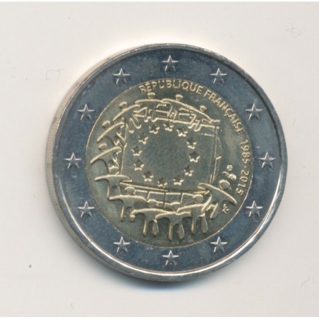 2€ France 2015 - 30ème anniversaire du drapeau européen