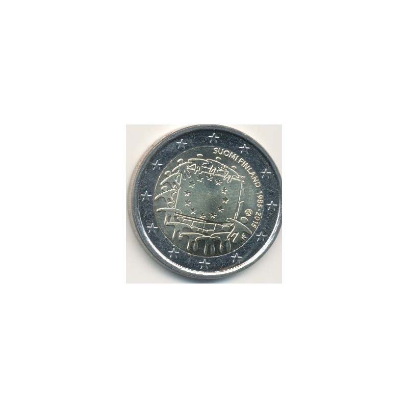 2€ Finlande - 2015 - 30ans drapeau européen