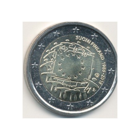 2€ Finlande - 2015 - 30ans drapeau européen