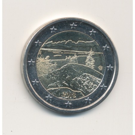 2€ Finlande 2018 - paysage national finlandais de Koli 