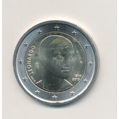 2€ Italie 2019 - 500e anniversaire de la mort de Léonard de Vinci - Leonardo