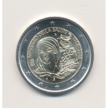 2€ Italie 2018 - 60ème anniversaire du Ministère de la Santé Italien