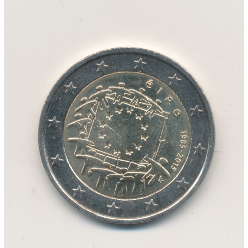 2€ Irlande 2015 - 30ème anniversaire du drapeau européen