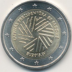 2€ Lettonie - 2015 - Présidence Lettone UE