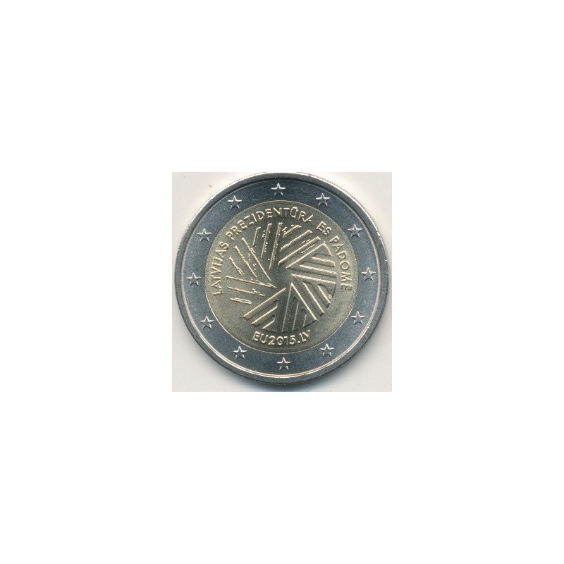 2€ Lettonie - 2015 - Présidence Lettone UE