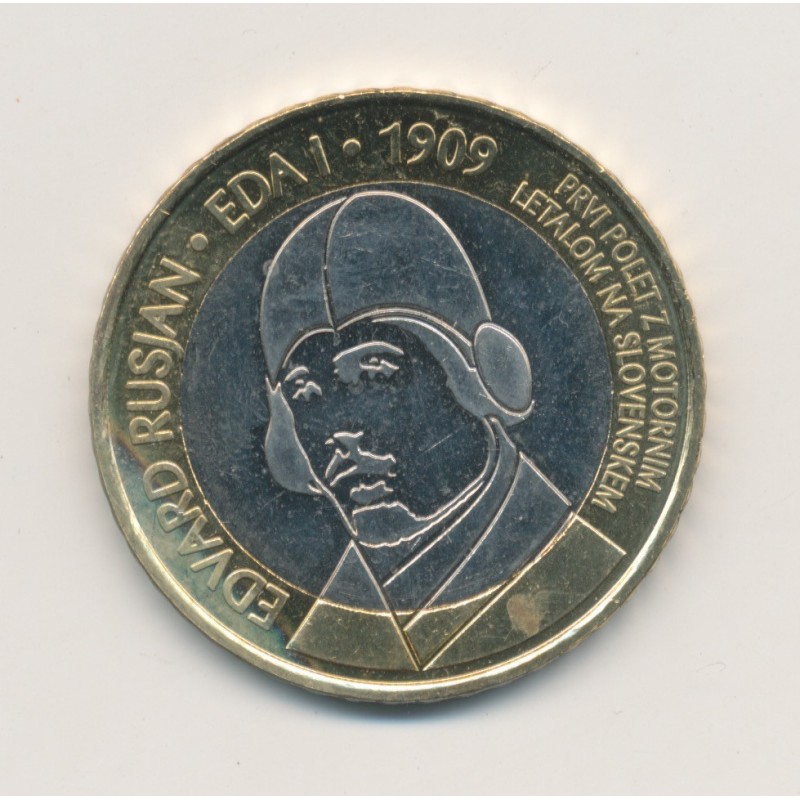 3€ Slovénie 2009 - 100e Anniversaire du premier vol motorisé en Slovénie