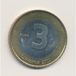 3€ Slovénie 2011 - 20e Anniversaire de l'indépendance 2