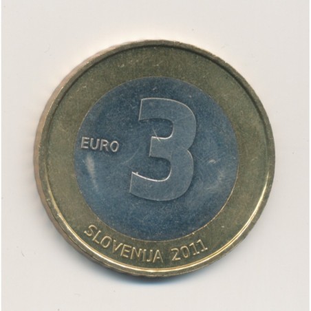 3€ Slovénie 2011 - 20e Anniversaire de l'indépendance