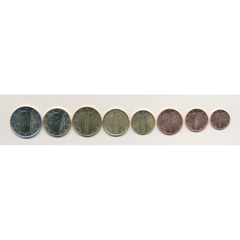 Pays-bas - Série 8 pièces - 2015