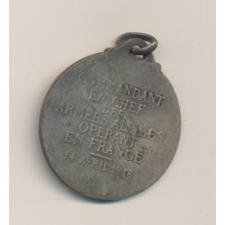 Médaillon - Maréchal Foch - 14 avril 1918  2