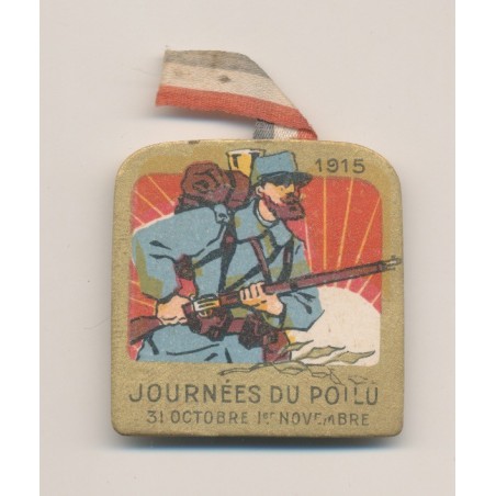 Insigne de Journée 1914-1918 - Journée du poilu 1915