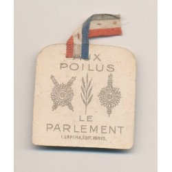 Insigne de Journée 1914-1918 - Journée du poilu 1915 2