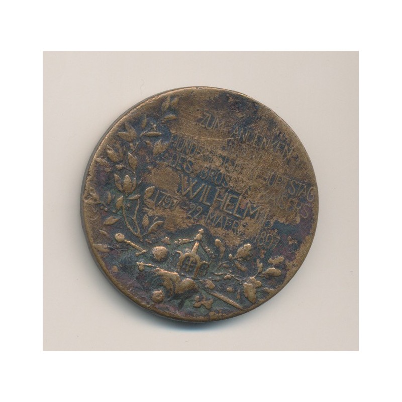 Médaille - Koenig von preussen - 1897