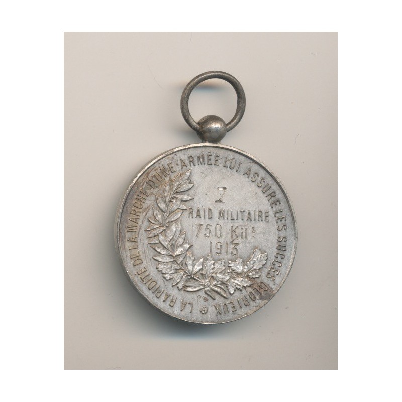 Médaille - Raid militaire 1913
