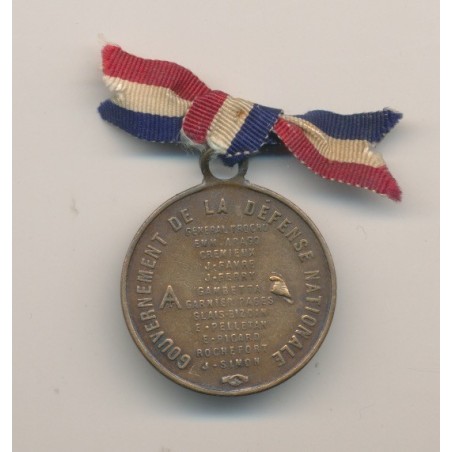 Médaille - Général Trochu - 1870-1871