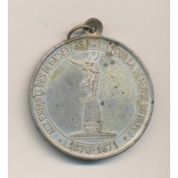 Médaille - Inauguration de monument - Niort 1881 - Guerre 1870-1871