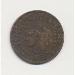 2 centimes Cérès - 1888 A Paris