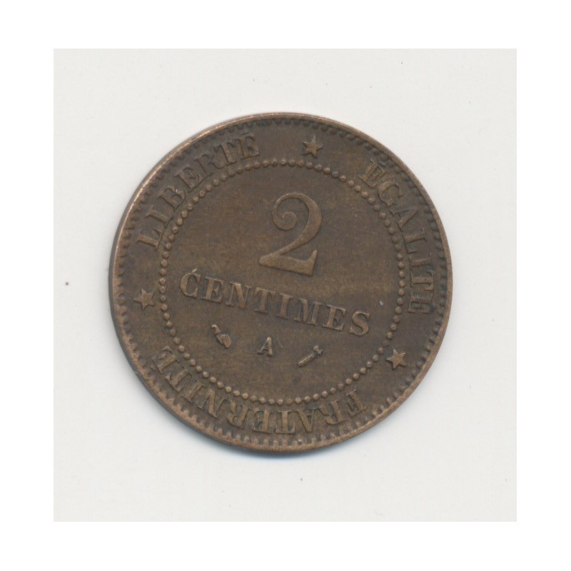 2 centimes Cérès - 1888 A Paris