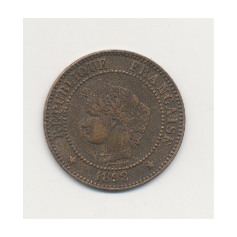 2 centimes Cérès - 1892 A Paris