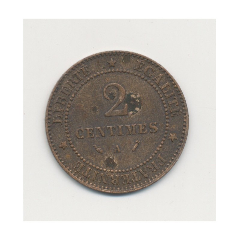 2 centimes Cérès - 1892 A Paris