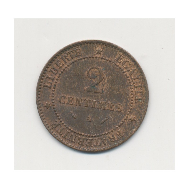 2 centimes Cérès - 1895 A Paris