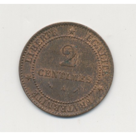 2 centimes Cérès - 1895 A Paris