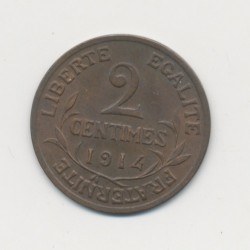 2 centimes Dupuis - 1914
