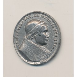 Médaille - Pi IX - étain