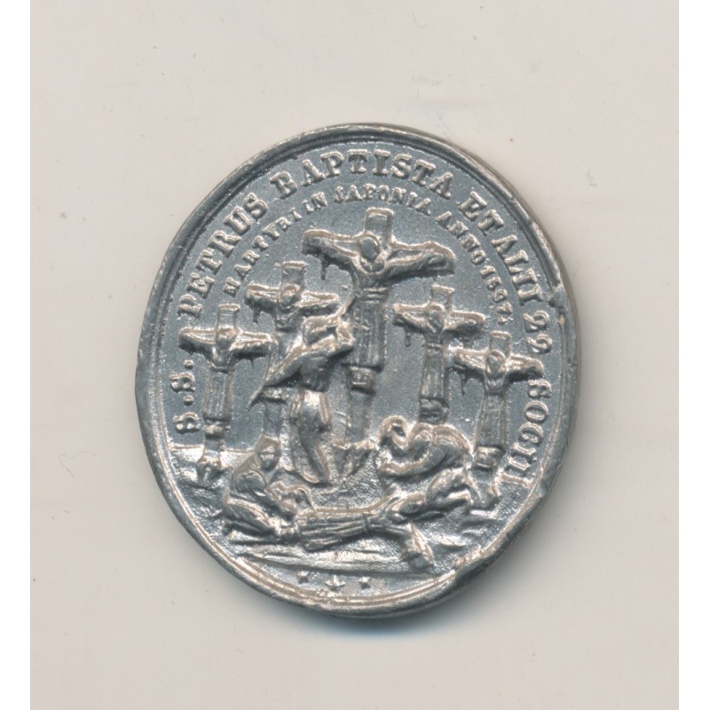 Médaille - Pi IX - étain