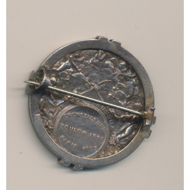 Médaille - Fête Franco-Russe - Cronstdat 1891 - Paris/Toulon 1893