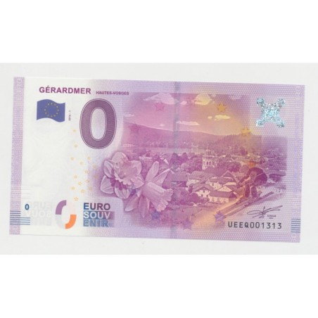 Billet - Gerardmer - N°1313 - 2016