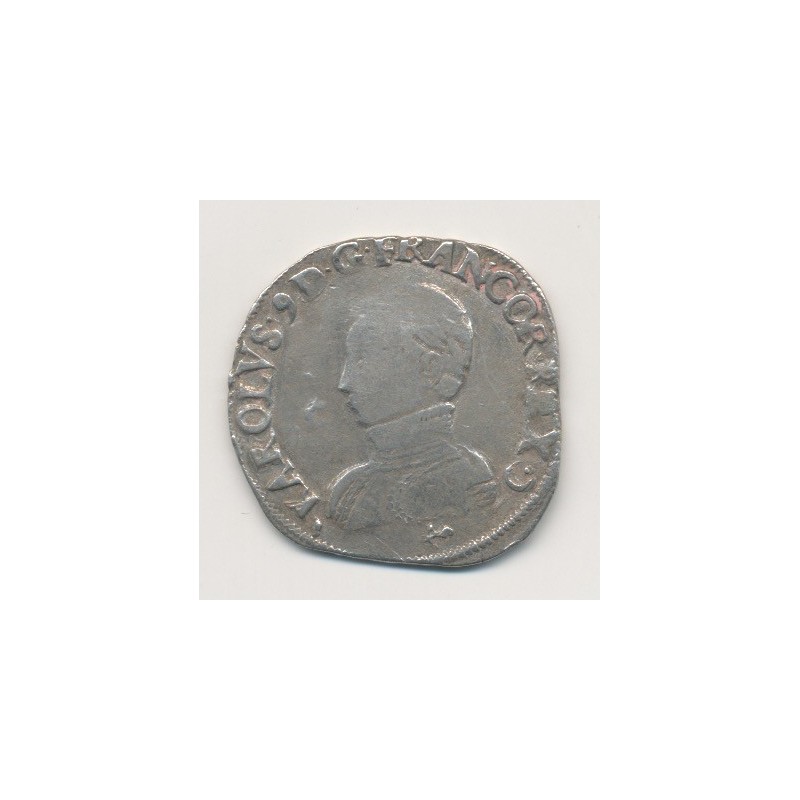 Charles IX - Teston - 1563 L Bayonne