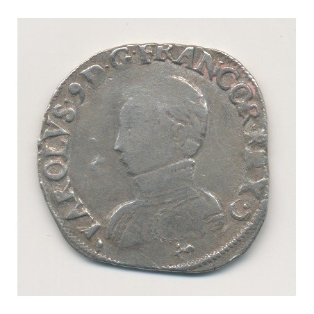 Charles IX - Teston - 1563 L Bayonne