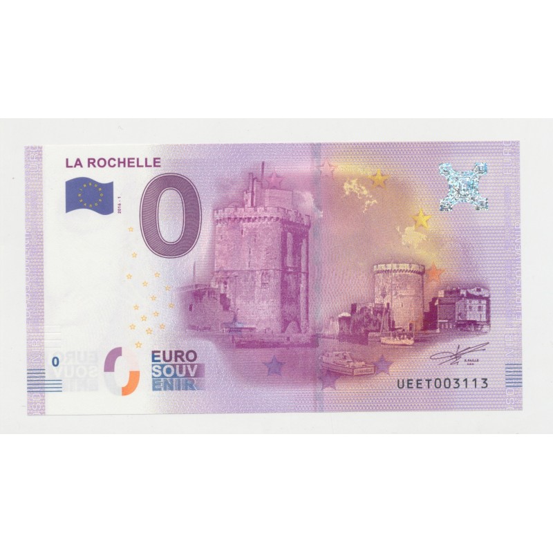 Billet - Tours La Rochelle 2016 - N°3113