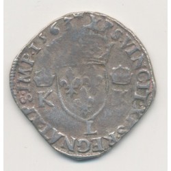 Charles IX - Teston - 1563 L Bayonne 2